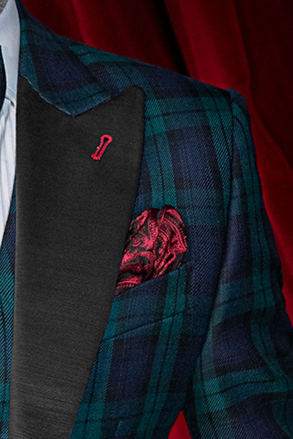 Papillon uomo con fantasia tartan effetto mano lana | | Papillon Uomo Online