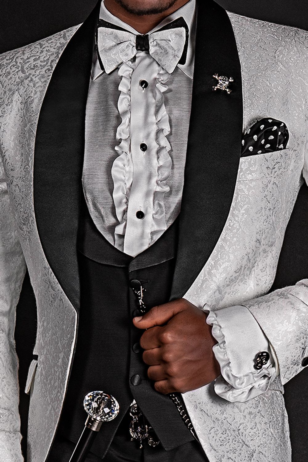 OppoSuits TUXEDO - Completo - White/bianco