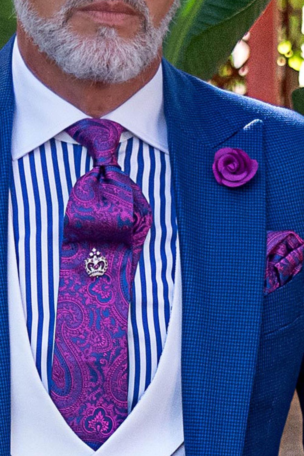 Abito Uomo 2 Pezzi In Raso Blu Royal Con Mantello, Vintage, Su Misura, Per Matrimonio E Feste