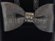 Papillon ottone di colore grigio fumo con strass fumè 8e3203065b29d675