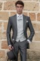 Vestito sposo demi tight moderno grigio