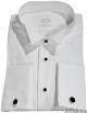 Camisa blanca esmoquin diplomatica en algodón con plisé a99a00ba6284139c