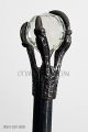 Bastone nero zampa canna fucile sfera crystal 32f49b8d13f37859