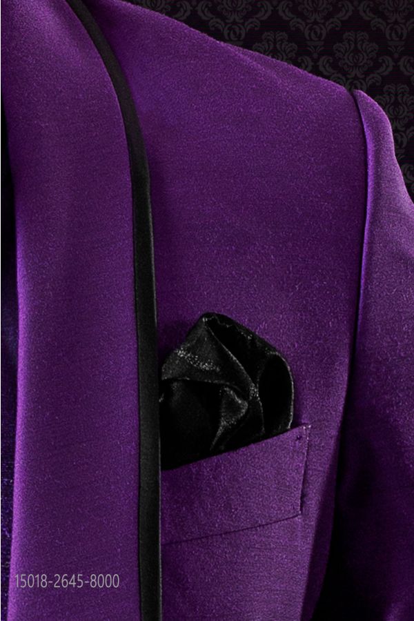 Black Lurex Handkerchief