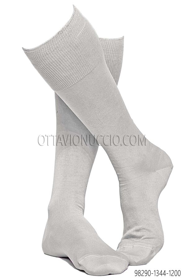 Chaussettes en coton ivoire