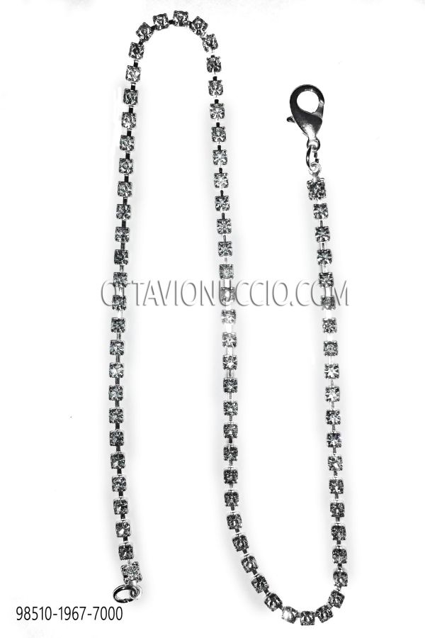 Clear Embellished Chain