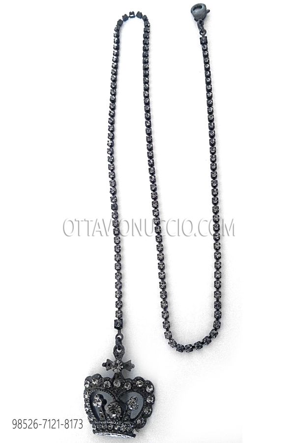 Chain with Crown Pendant