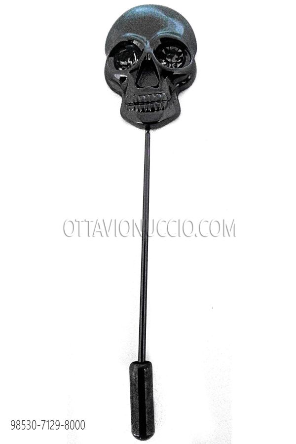 Alfiler calavera acabado cañón de fusil